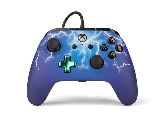 Power A Enhanced Wired Controller Spider Lightning - Xbox One