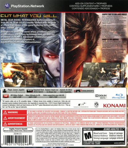 Metal Gear Rising: Revengeance - PS3