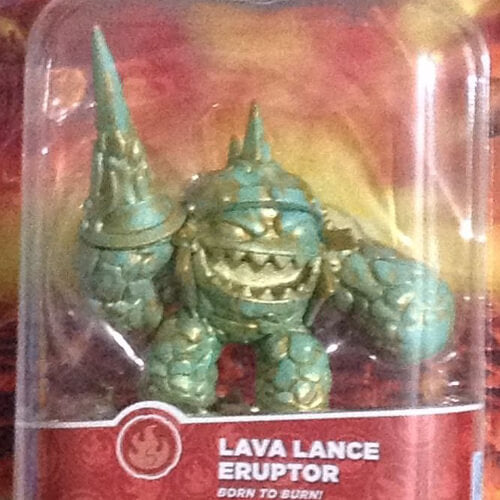Patina Lava Lance Eruptor - Skylanders SuperChargers Chase Variant Character