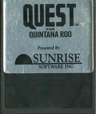 Quest for Quintana Roo (Silver Label) - Atari 2600