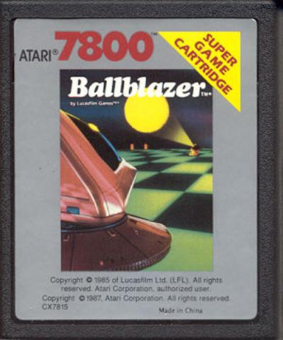 Ballblazer (Red End Label) - Atari 7800