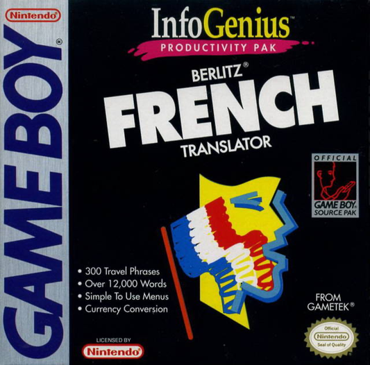 Infogenius French Language Translator - Game Boy
