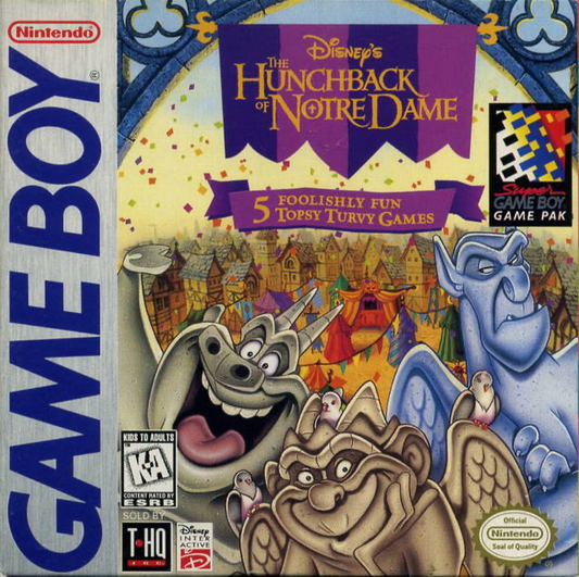 Hunchback of Notre Dame, The - Game Boy