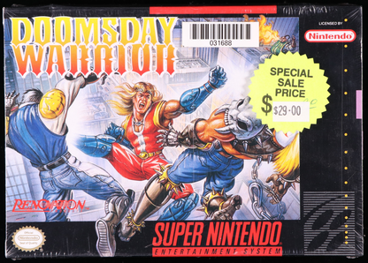 Doomsday Warrior SNES 8.5 A - NEBRASKA COLLECTION