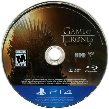 Game of Thrones: A Telltale Game Series - PS4
