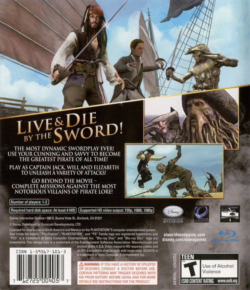 Pirates of the Caribbean: At World's End - PS3
