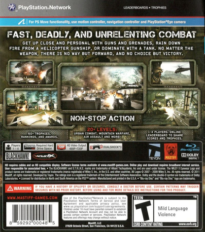 Heavy Fire: Afghanistan - PS3
