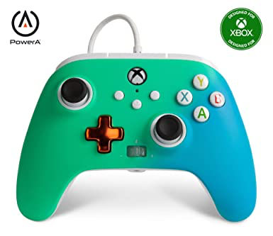 Power A Enhanced Wired Controller Seafoam Fade - Xbox Series X