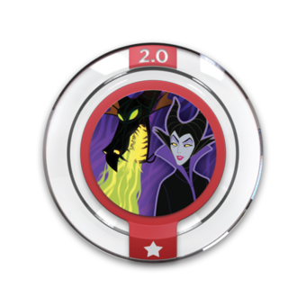 Round Power Disc | Maleficent's Spell Cast - Disney Infinity 2.0