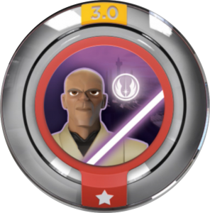 Round Power Disc | Galactic Team-Up: Mace Windu - Disney Infinity 3.0