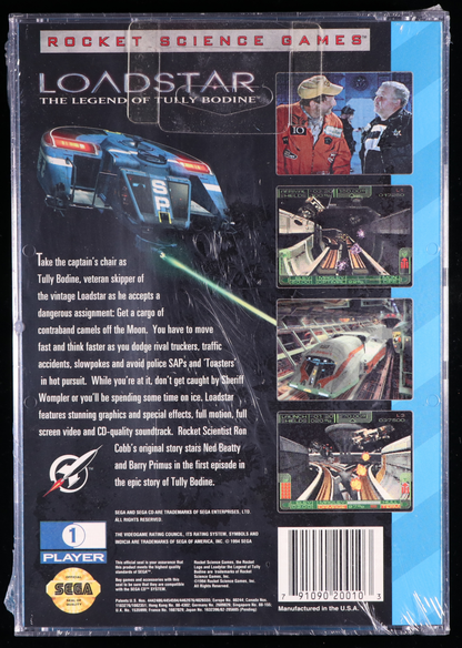 Loadstar: The Legend of Tully Bodine SEGA CD 9.6 A+ - NEBRASKA COLLECTION