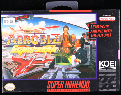 Aerobiz Supersonic SNES 9.6 A+ - NEBRASKA COLLECTION