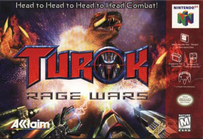 Turok Rage Wars (Black Cartridge) - N64