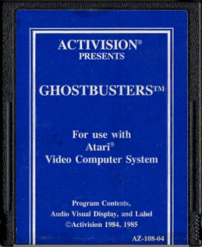 Ghostbusters (Blue Label) - Atari 2600