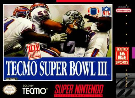 Tecmo Super Bowl III: Final Edition - SNES