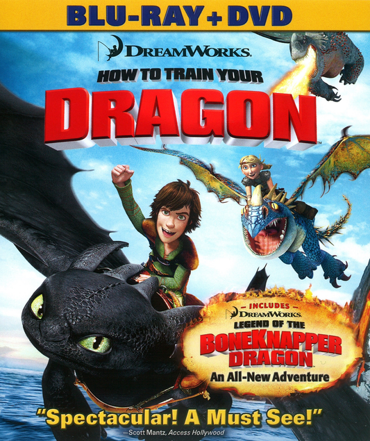 How To Train Your Dragon - Blu-ray Animation 2010 PG