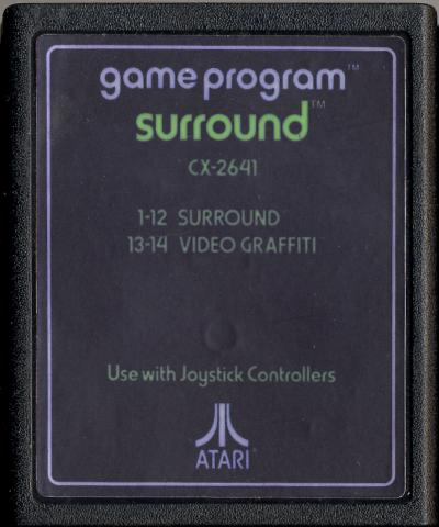 Surround (Text Label) - Atari 2600