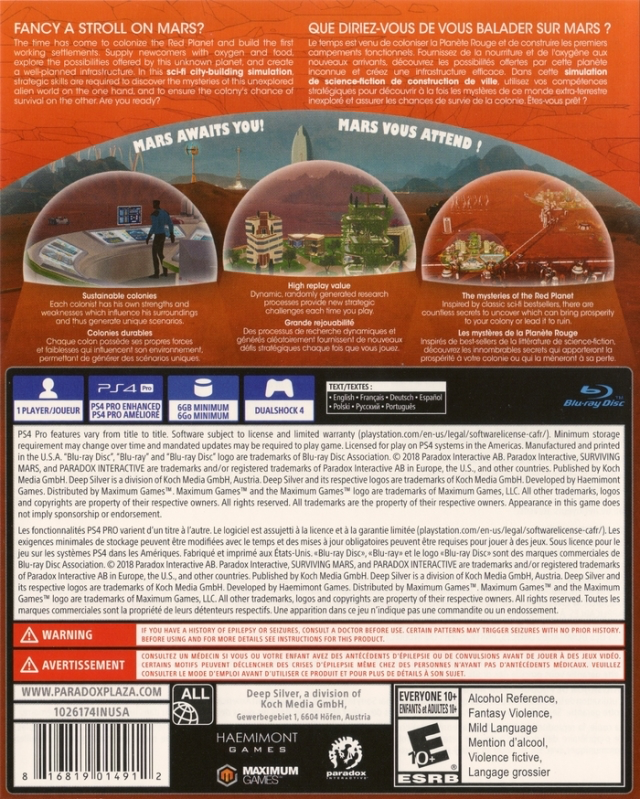 Surviving Mars - PS4