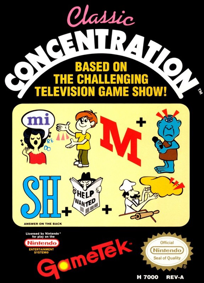 Classic Concentration - NES