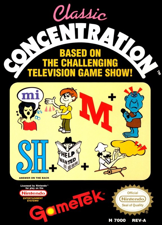 Classic Concentration - NES