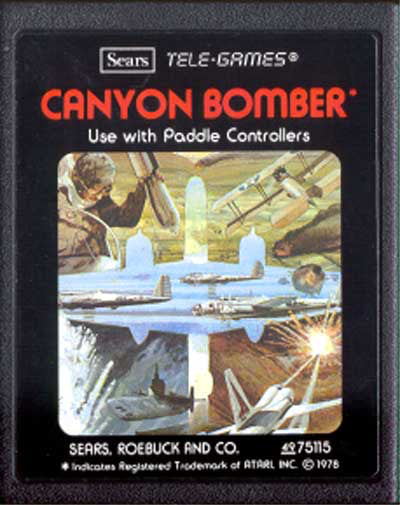 Canyon Bomber (Picture Tele-Games) - Atari 2600