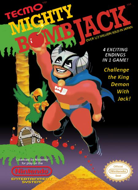 Mighty Bomb Jack (5-Screw) - NES