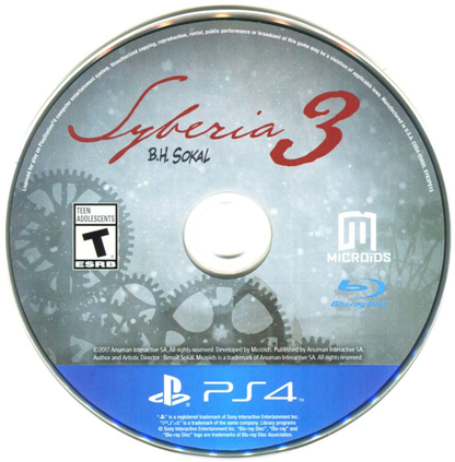 Syberia 3 - PS4
