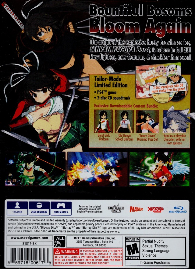 Senran Kagura Burst Re:Newal - Tailer Made Edition - PS4