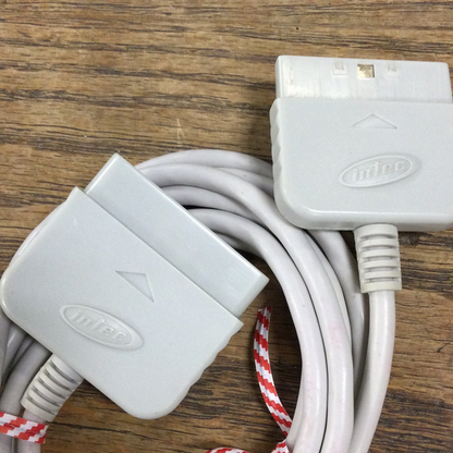 Intec Controller Extension Cord White - Sony Playstation 1 Sony Playstation 2