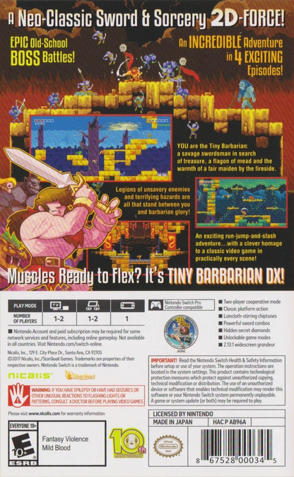 Tiny Barbarian DX - Switch