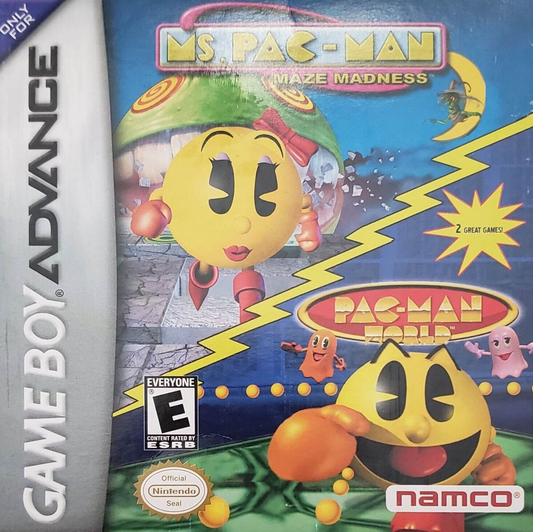 Ms Pac-Man Maze Madness Pac-Man World - GBA