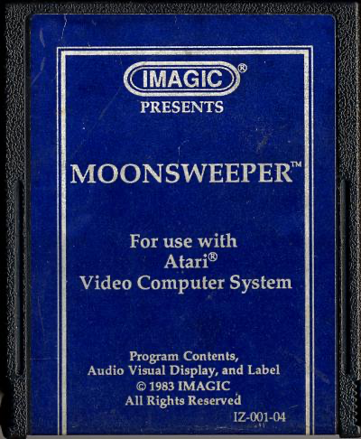 Moonsweeper (Blue Label) - Atari 2600