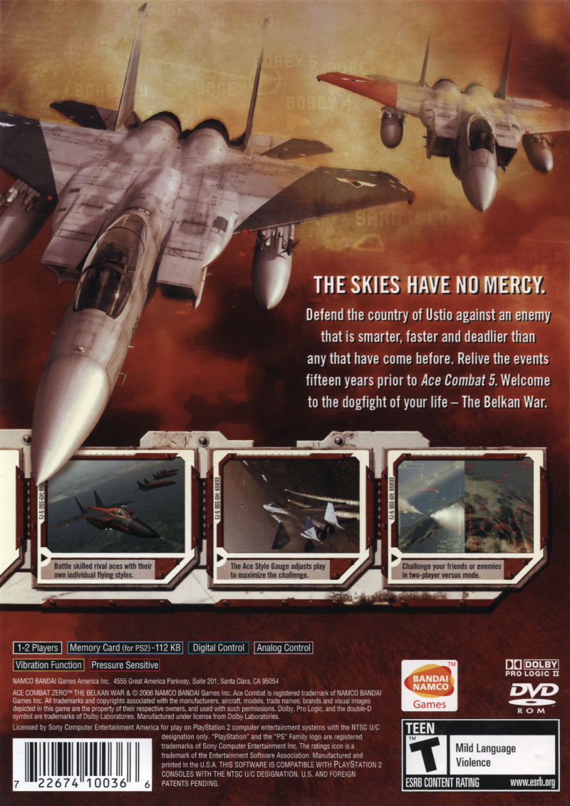 Ace Combat Zero: The Balkan War - PS2
