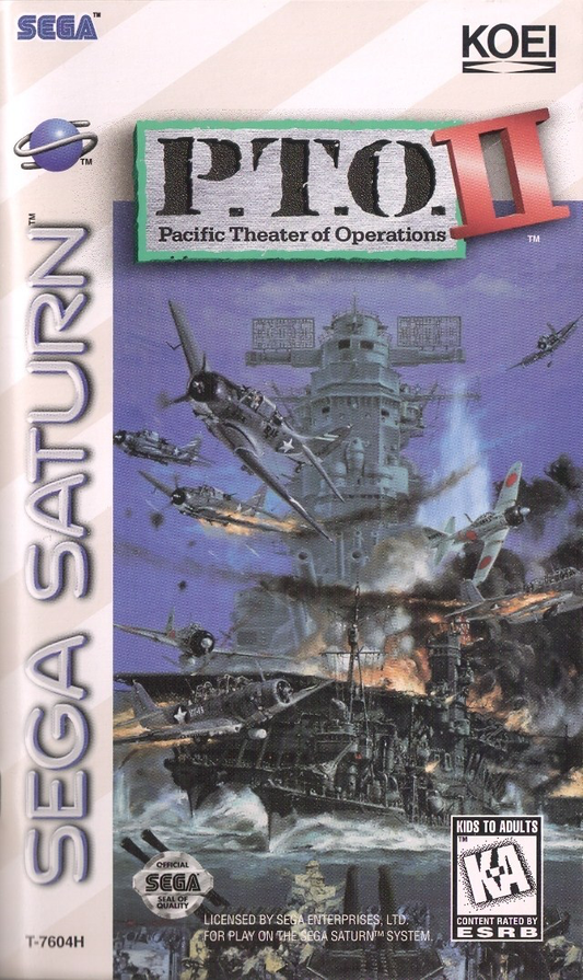 PTO 2: Pacific Theater of Operations - Sega Saturn