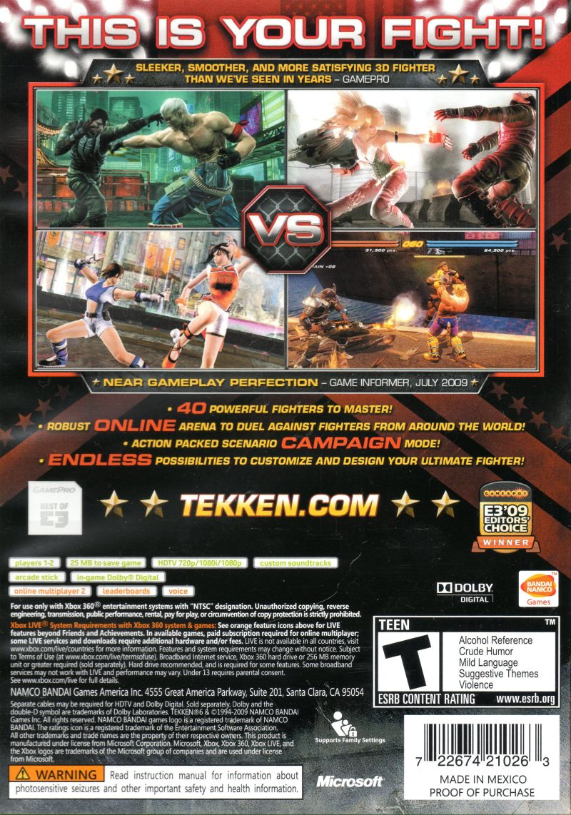 Tekken 6 - Xbox 360