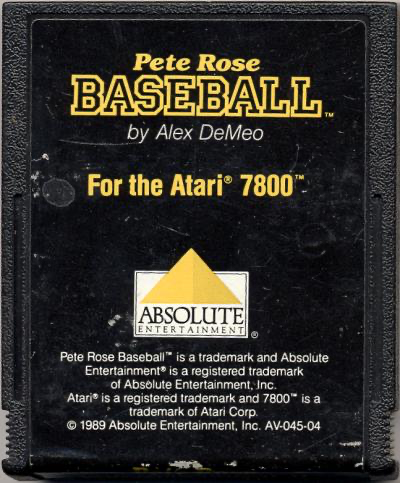 Pete Rose Baseball - Atari 7800