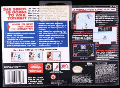 NHL '94 SNES 9.4 A+ - NEBRASKA COLLECTION