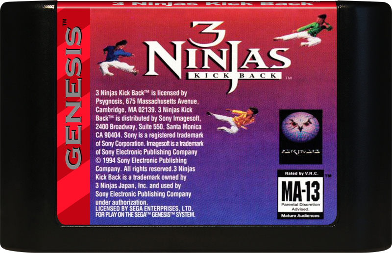 3 Ninjas Kick Back - Genesis