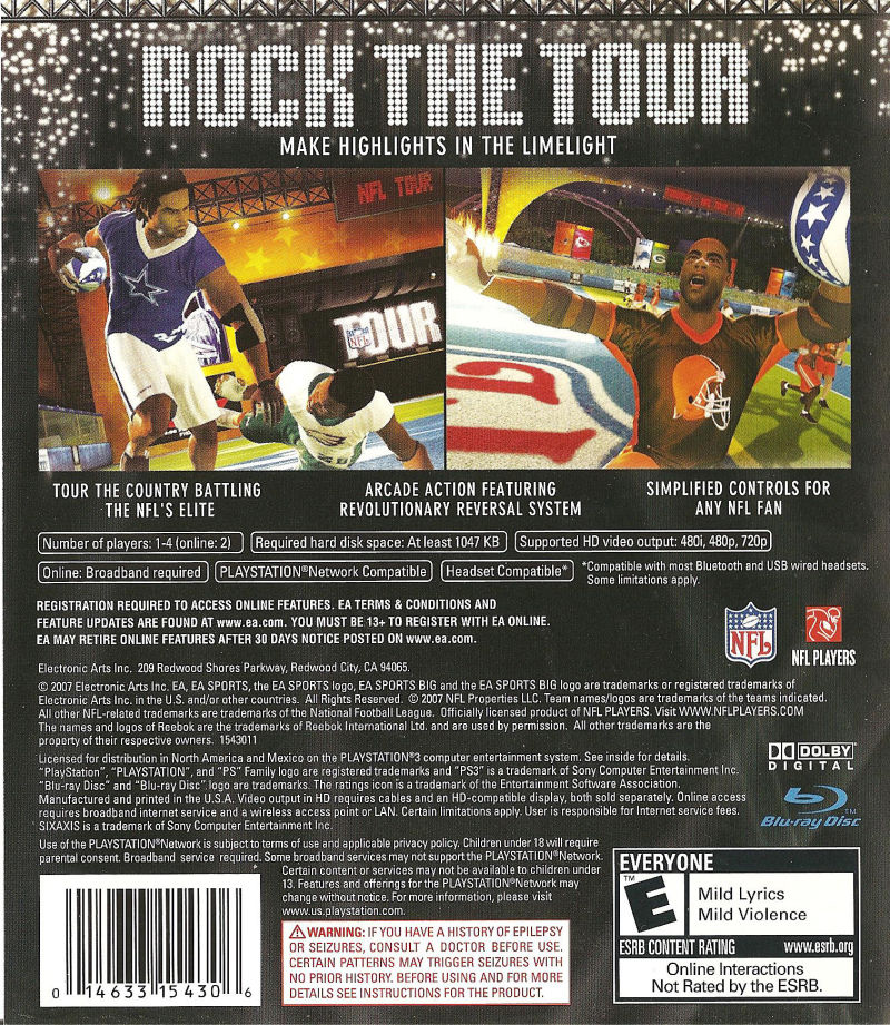 NFL Tour - PS3