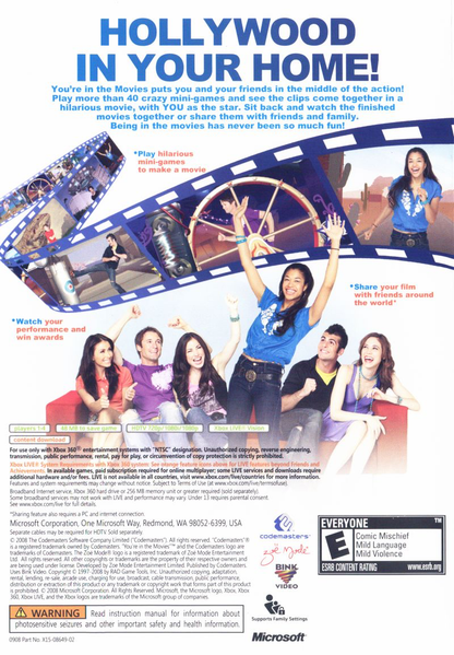 You're In The Movies - Xbox 360