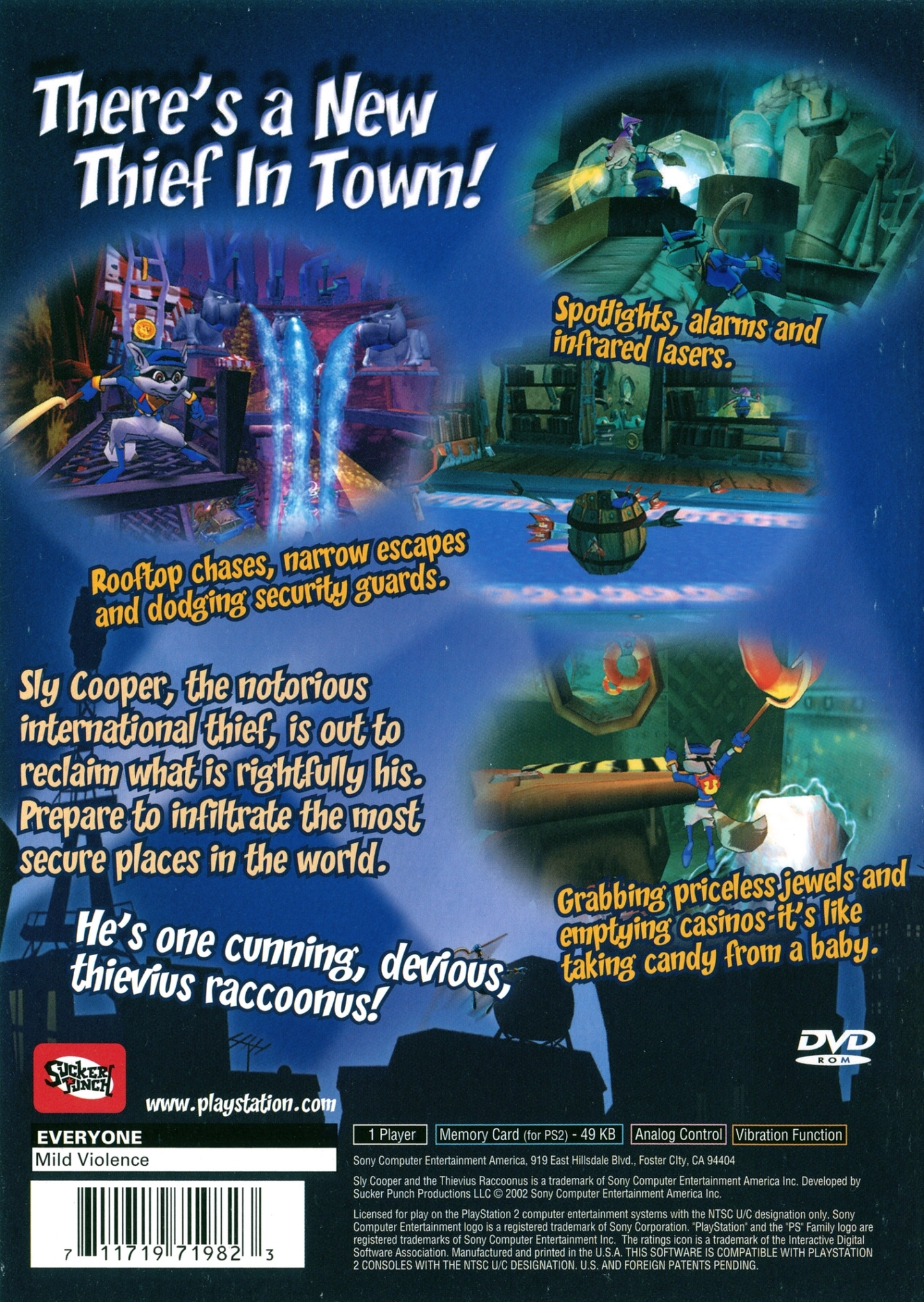 Sly Cooper and the Thievius Raccoonus - PS2