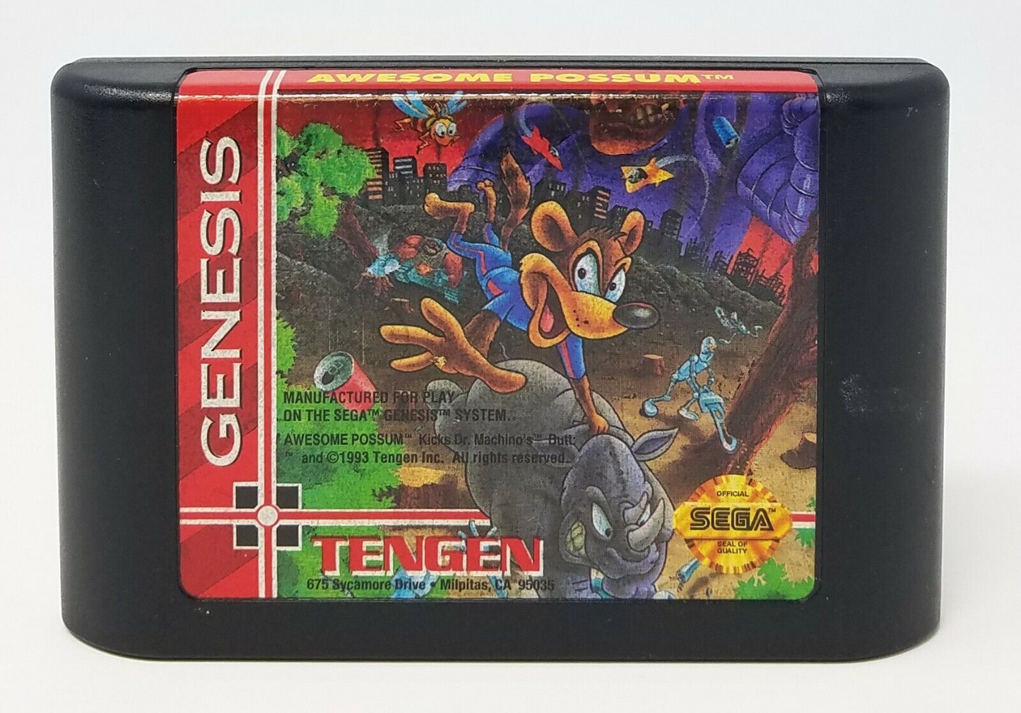 Awesome Possum Kicks Dr. Machinos Butt - Genesis