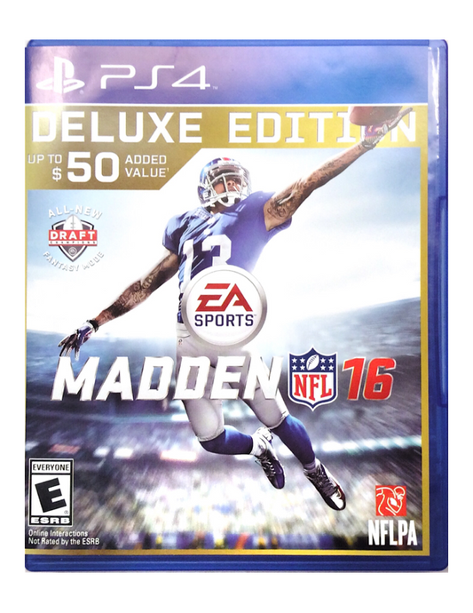 Madden NFL 16 - Deluxe Edition - PS4