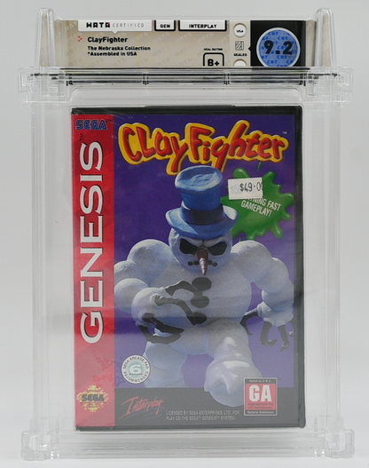 Clayfighter SEGA GENESIS 9.2 B+ - NEBRASKA COLLECTION