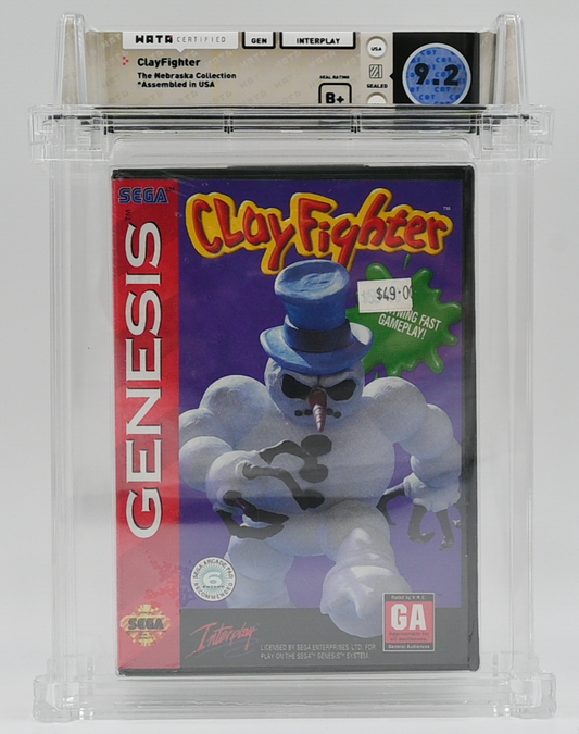 Clayfighter SEGA GENESIS 9.2 B+ - NEBRASKA COLLECTION