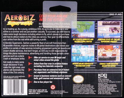 Aerobiz Supersonic SNES 9.6 A+ - NEBRASKA COLLECTION