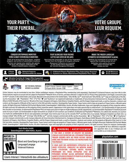 Dungeons & Dragons: Dark Alliance - PS5