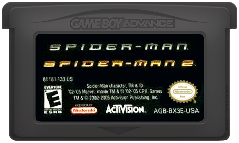 2 in 1 Game Pack Spider-Man/Spider-Man 2 - GBA
