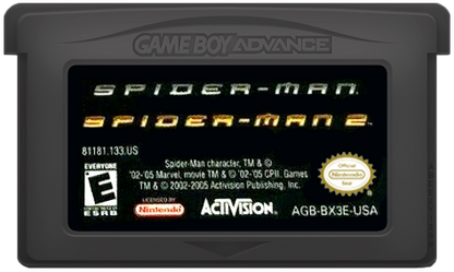 2 in 1 Game Pack Spider-Man/Spider-Man 2 - GBA