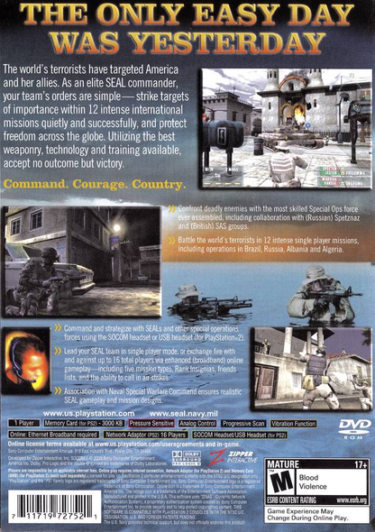 SOCOM 2: U.S. Navy Seals - Greatest Hits - PS2